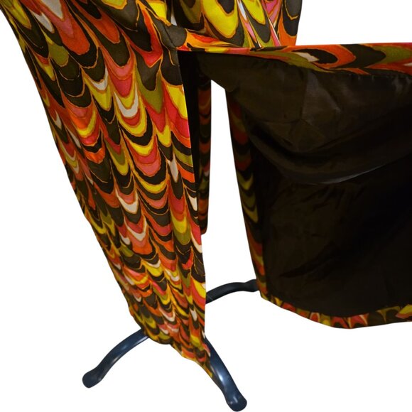 Size 6 An Original Milly of New York "Leah" Silk Chain Halter Maxi Dress - Picture 8 of 9